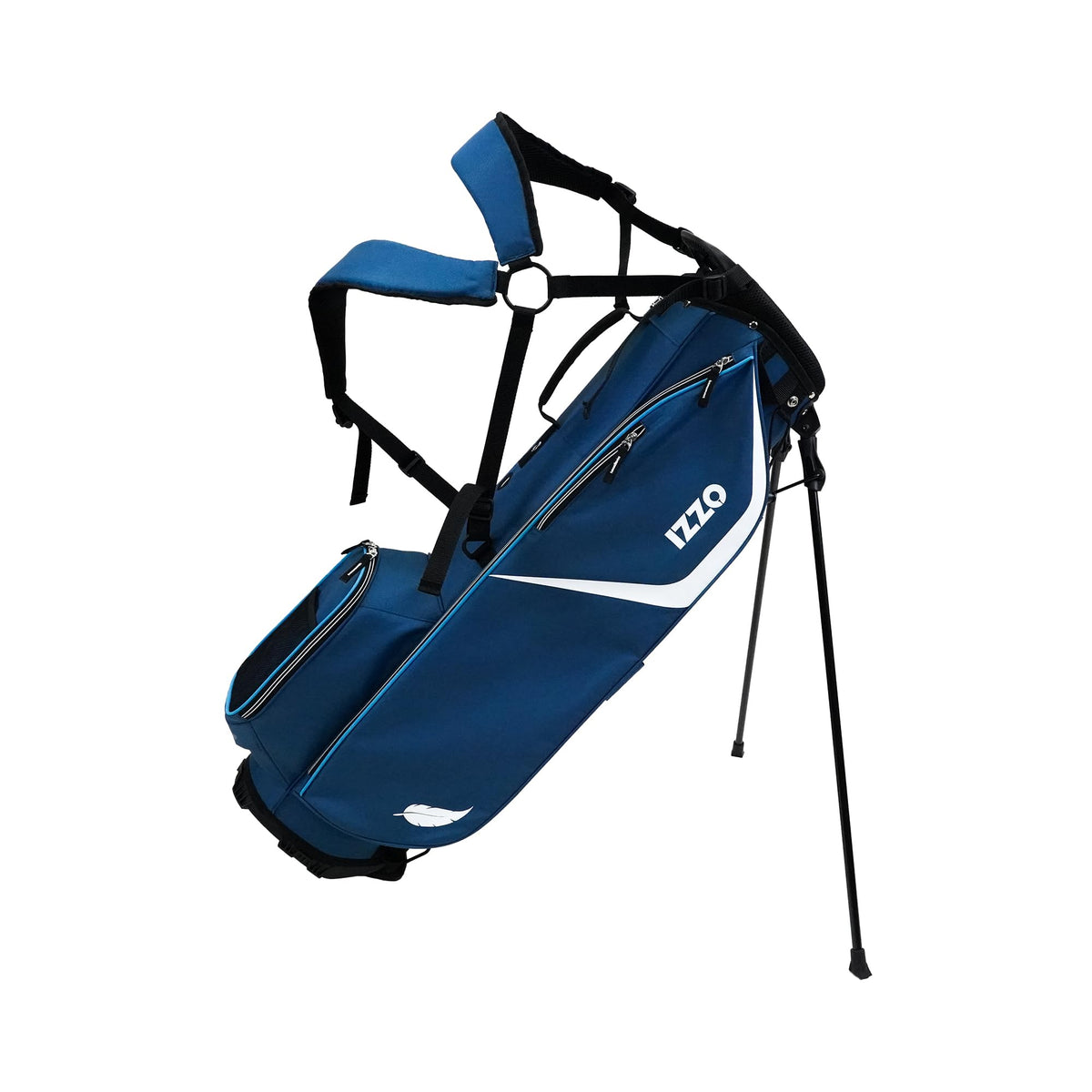 Dual straps on Izzo Ultra-Lite provide balanced comfort during rounds
