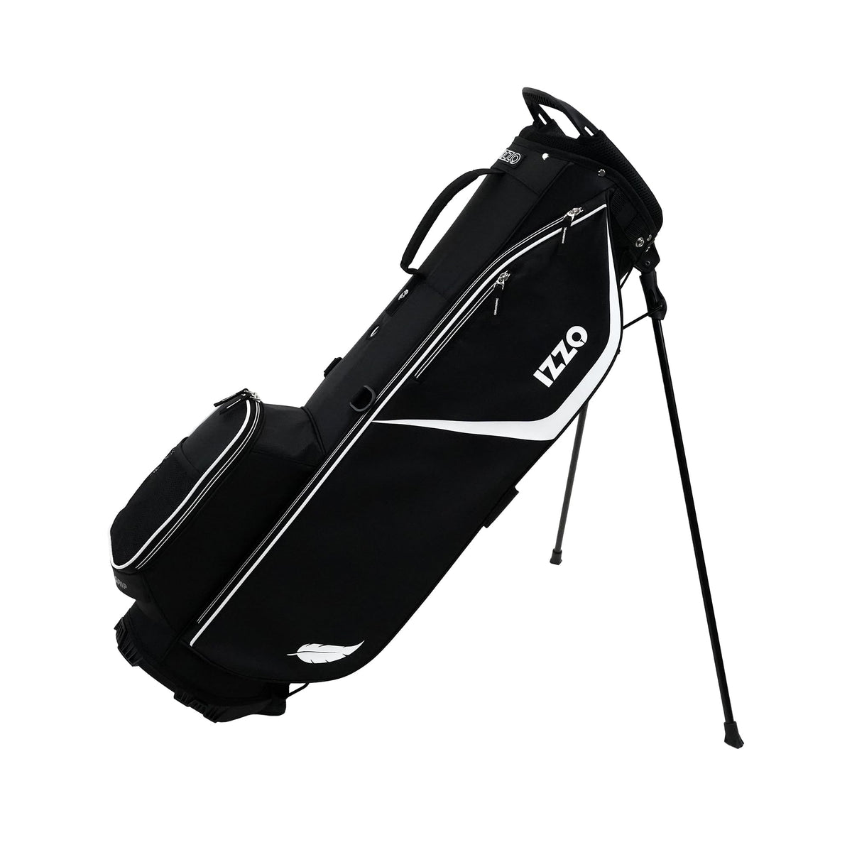 Izzo Ultra-Lite Stand Bag front view highlights ultra-lightweight carry