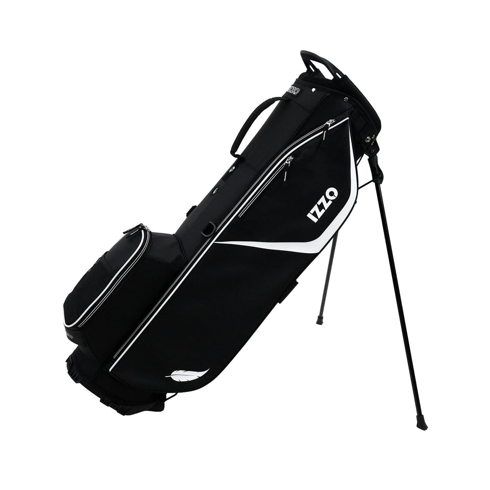 Izzo Ultra-Lite Stand Bag front view highlights ultra-lightweight carry
