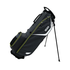 Izzo Ultra Lite Stand Bag waterproof valuables pocket for secure on-course storage.