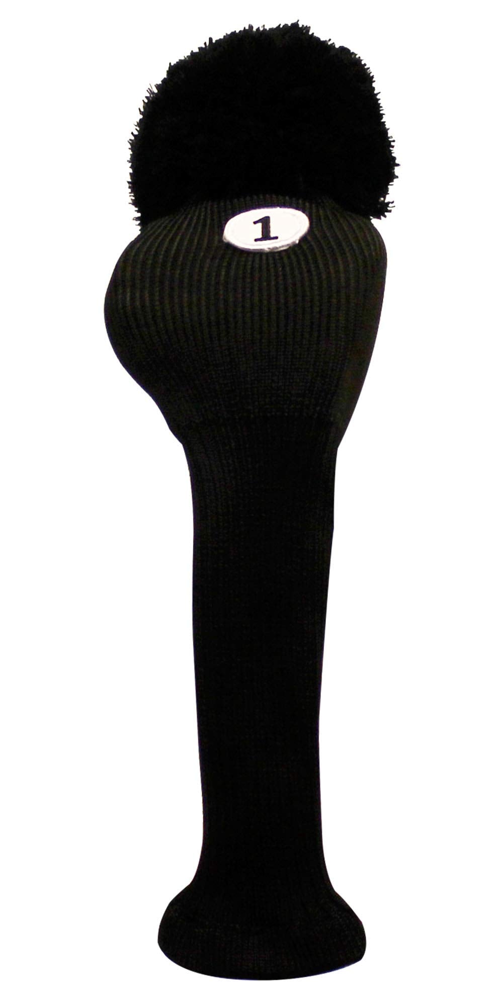 IZZO Vintage Driver Headcover Black protects a 460cc driver from dings
