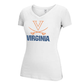 J America Virginia Cavaliers women's tee front graphic for game-day comfort