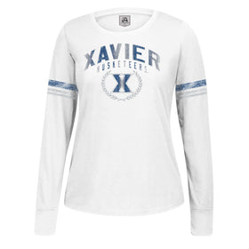 J. America Xavier Musketeers Laurel Essentials Tee front logo for team style