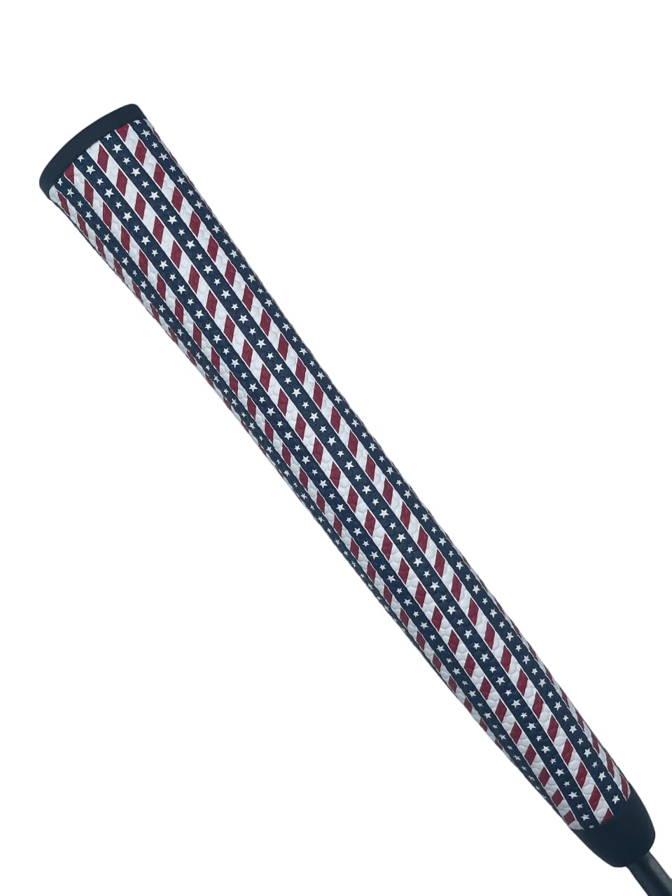 Jackputts Americana midsize pistol grip with bold brand embossing helps players express personality