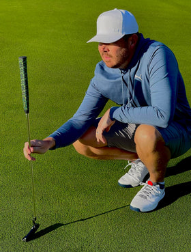 Jackputts Fore20 honeycomb texture for stable, confident grips.