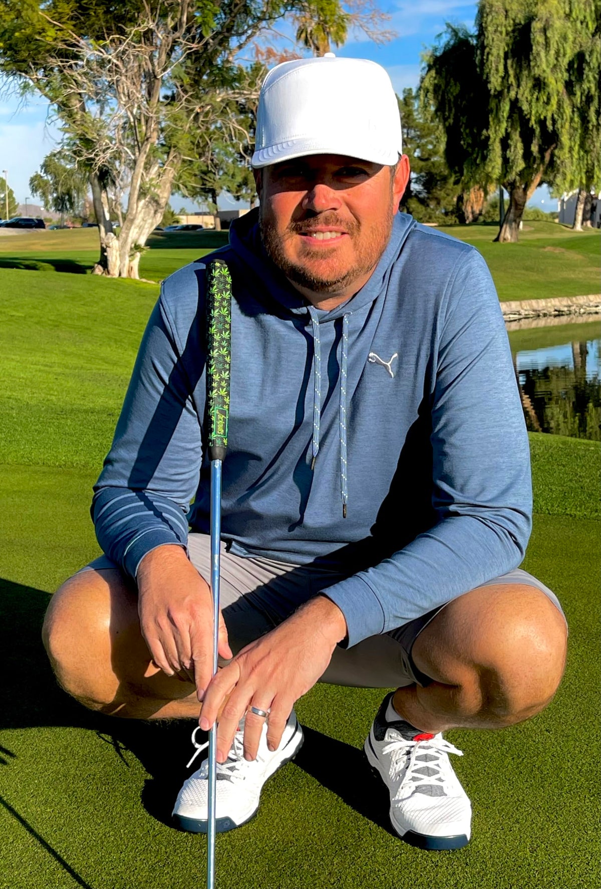 Jackputts Fore20 style on green adds personality.