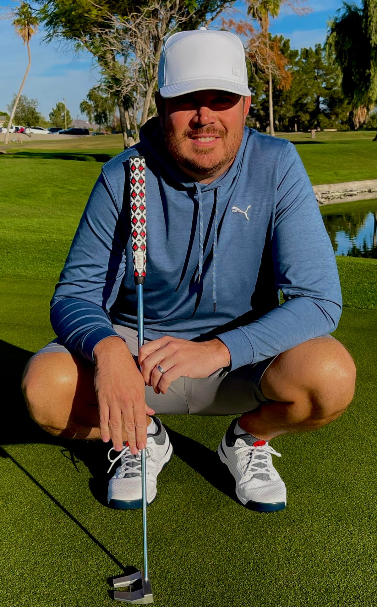 Jackputts Gambler honeycomb texture improves feel and control on greens