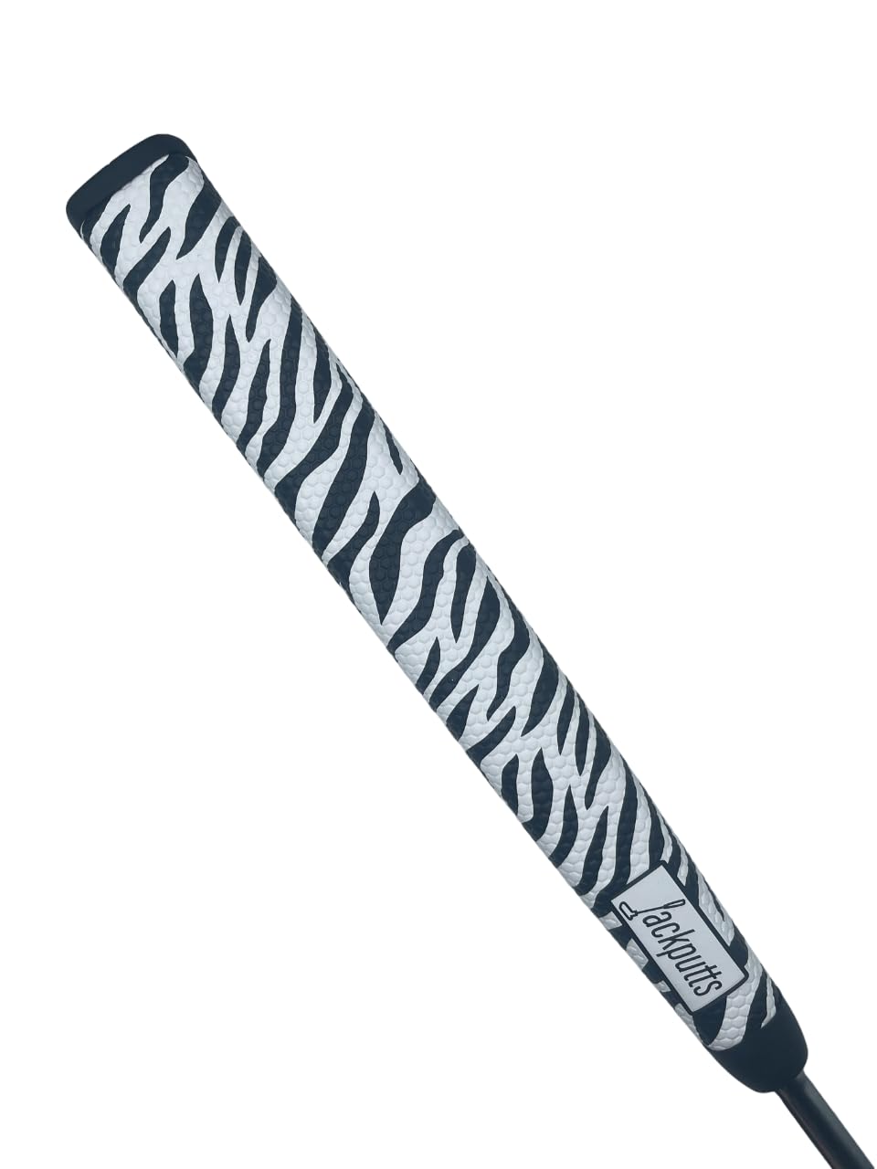 Jackputts Ghost midsize pistol grip with honeycomb texture for confident greens-side feel