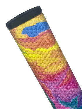 Jackputts Liquid Rainbow midsize pistol grip delivers comfortable hold during rounds