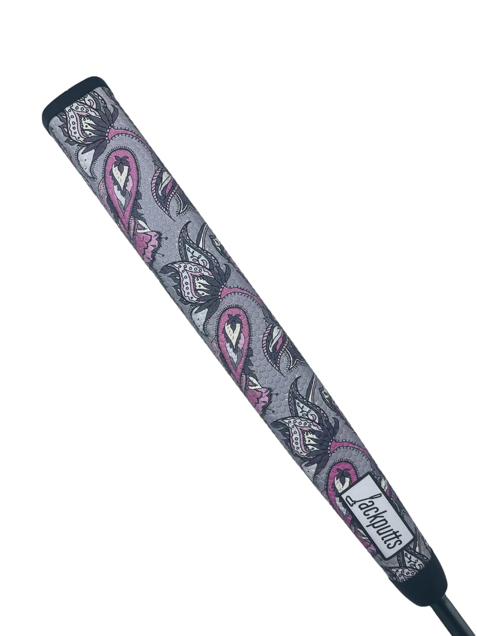 Jackputts Monarch paisley midsize pistol grip on putter enhances style and feel