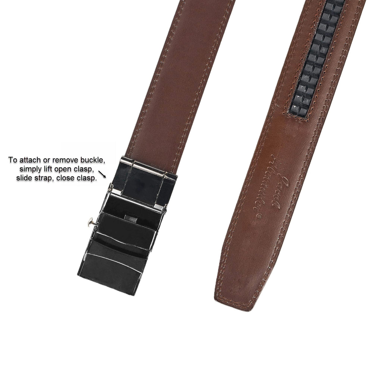 Jacob Alexander belt available in many sizes and colors for a personalized fit.