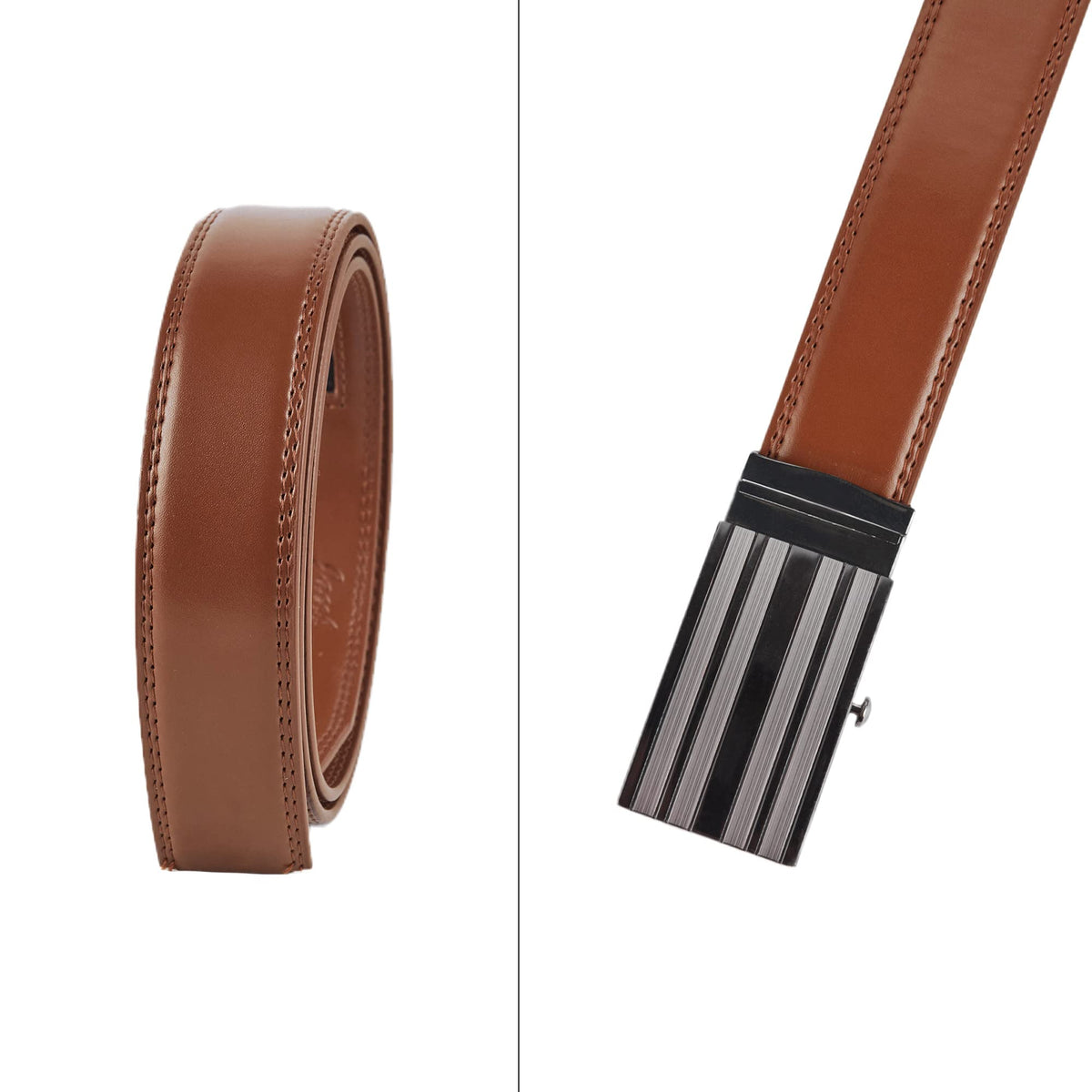 Jacob Alexander belt width 1.25 inches for a clean silhouette