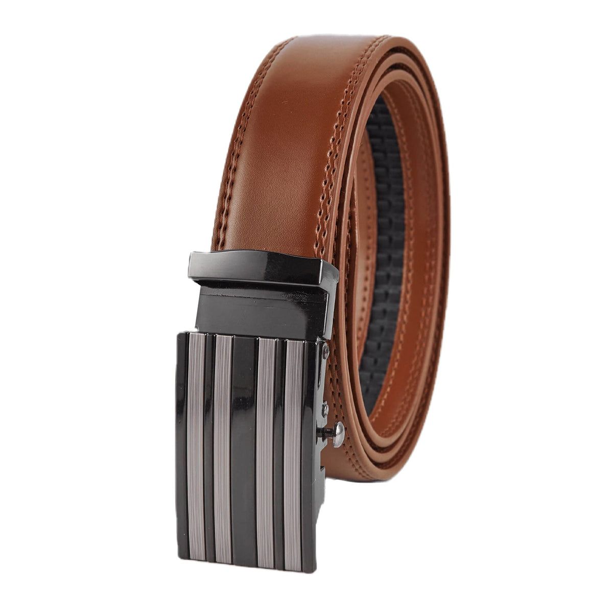 Jacob Alexander four-stripe buckle design adds style to formal wear