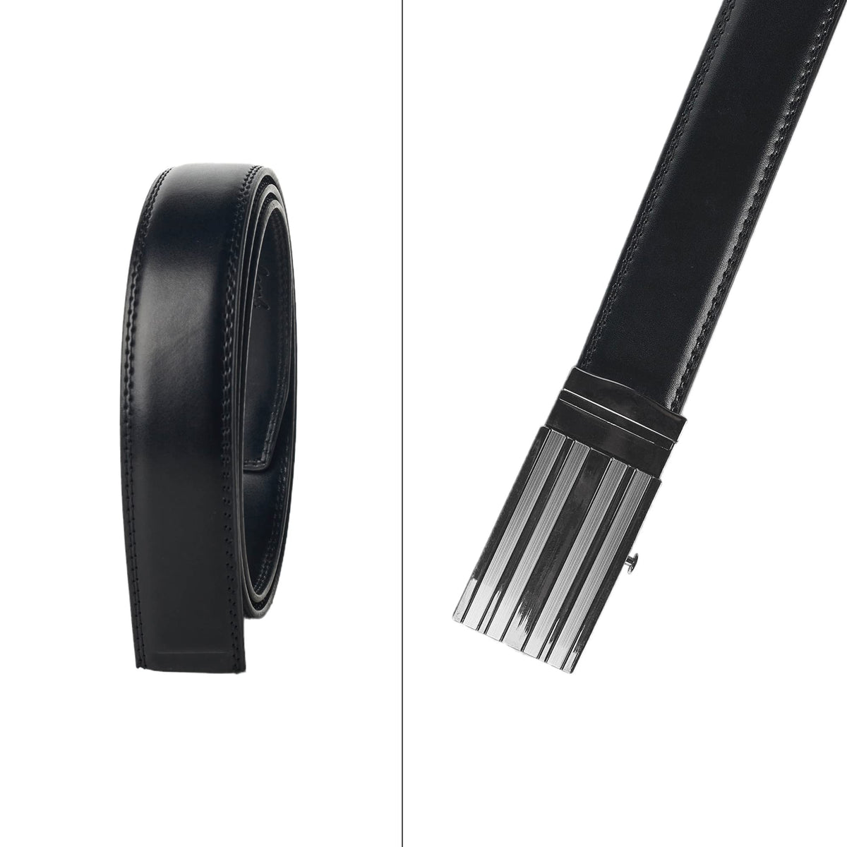 Jacob Alexander belt worn with suit and jeans for day-to-evening versatility