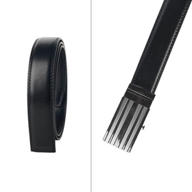Jacob Alexander belt worn with suit and jeans for day-to-evening versatility