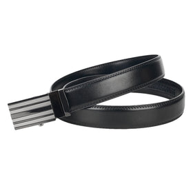 Tan strap option from Jacob Alexander belt for warm formal contrast