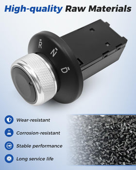 JadeBeauty three-speed switch close-up with tactile feedback for precise driving.