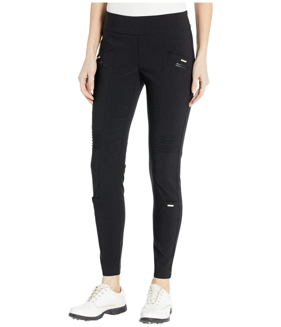 Jamie Sadock Skinnylicious ankle pants with control top for secure fit and stretch comfort.