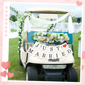 Janinka rose garland adds romantic white blooms to decor