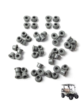 Jarosiewicz gray bushing kit packaging with durable golf cart components