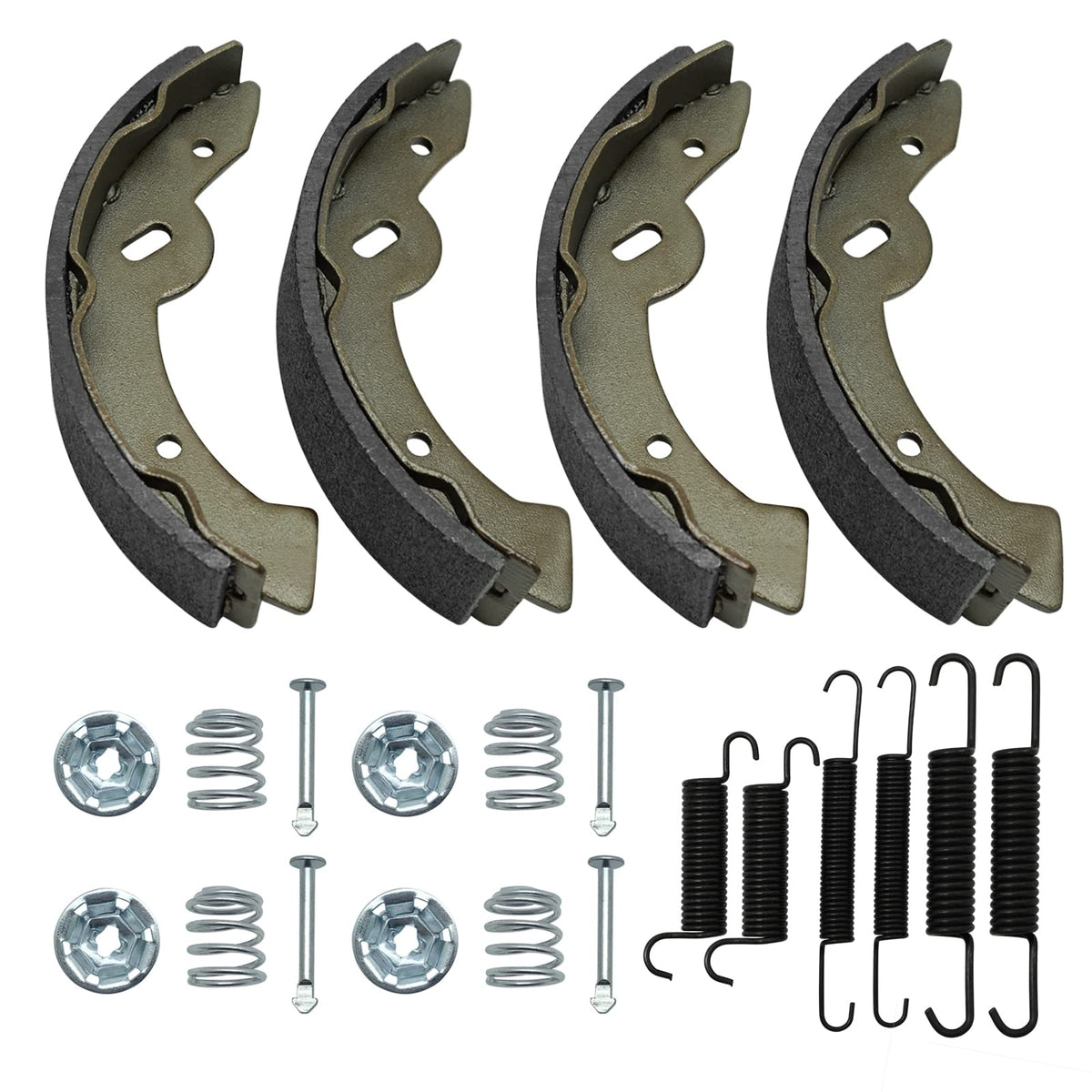 JAVIK brake shoes kit for EZGO Medalist, durable fitment for reliable stopping