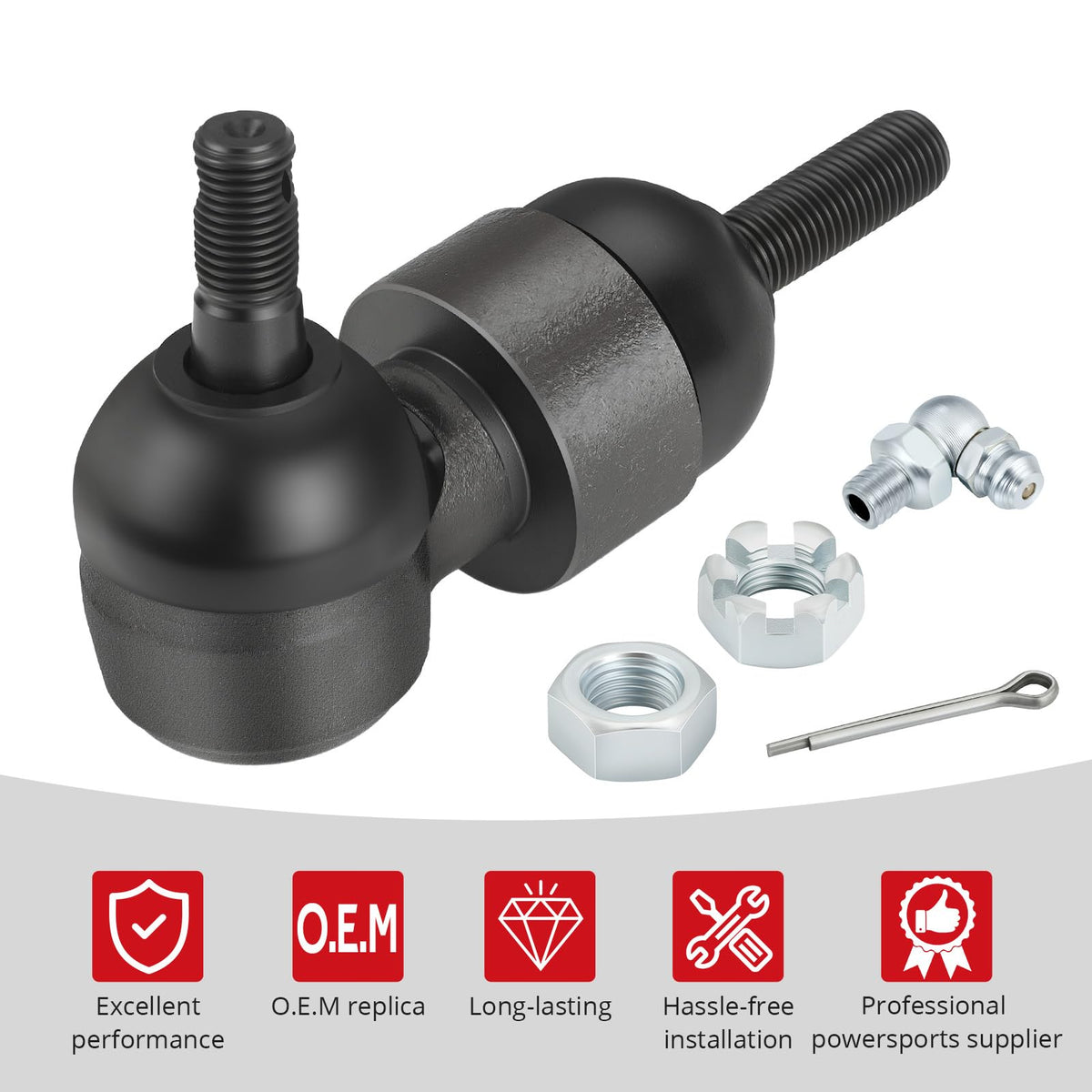 JAVIK heavy-duty steering component emphasizes durability and long life