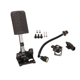 JAVOUKA accelerator pedal close-up shows durable EZGO RXV construction.