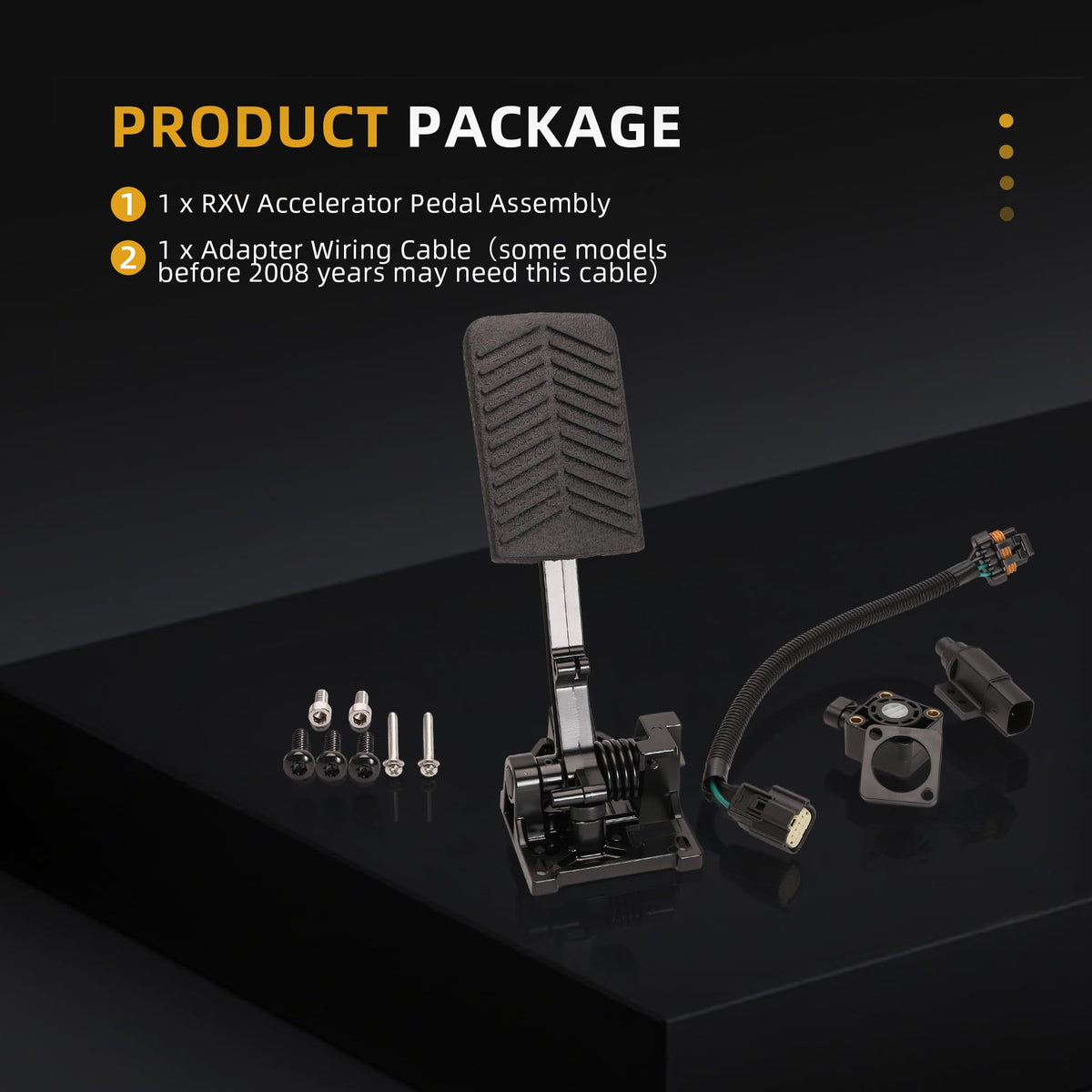 JAVOUKA accelerator pedal OE numbers listing supports accurate part matching.