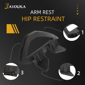JAVOUKA packaging includes left and right hip restraint arm rests