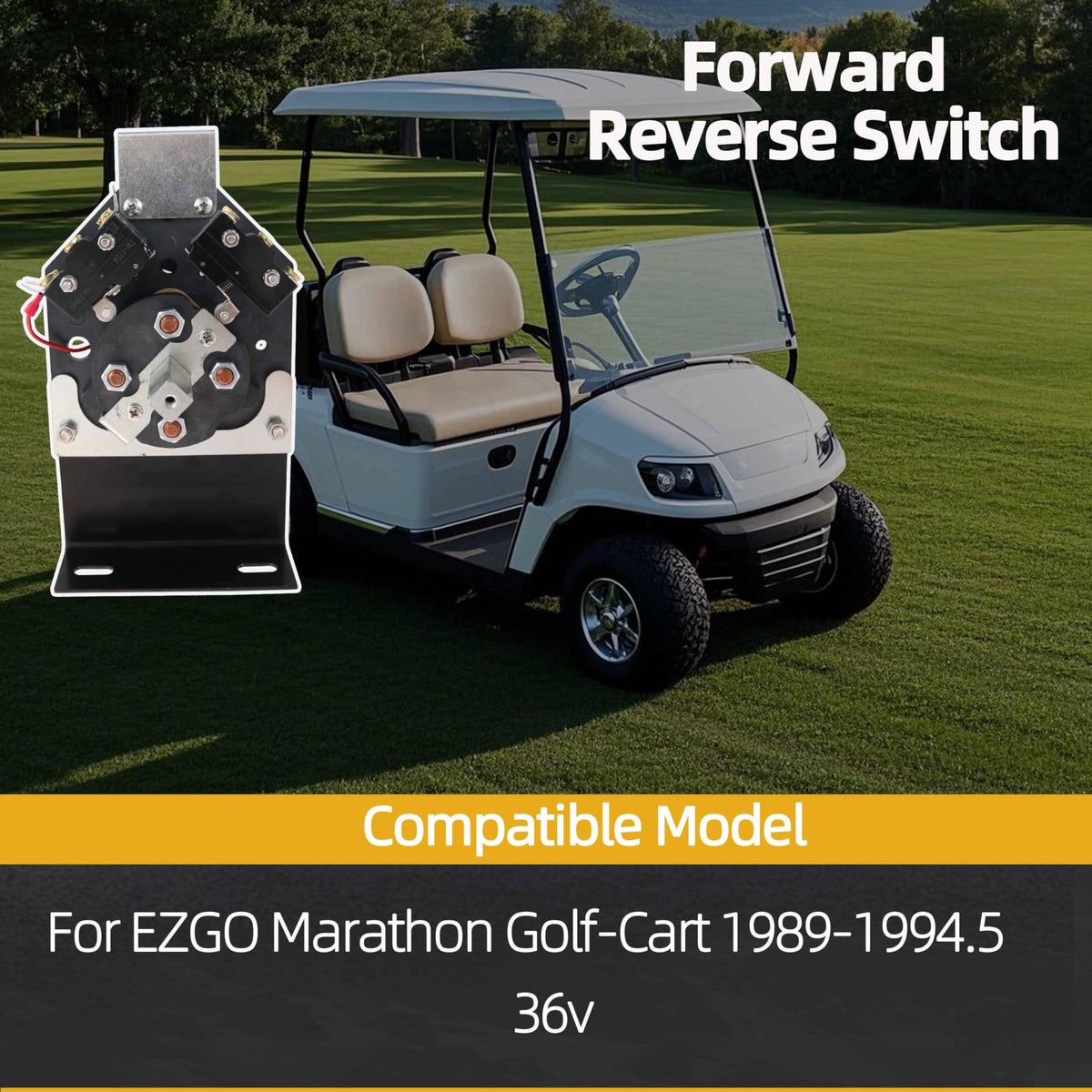 JAVOUKA switch showing OE 25396-G2 for EZGO compatibility.