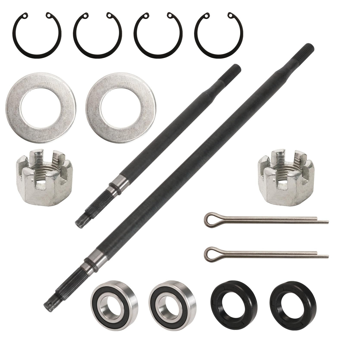 JAVOUKA EZGO RXV driver-side rear axle shaft with bearing seal for reliable fit