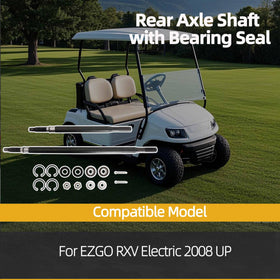 JAVOUKA EZGO RXV passenger-side rear axle shaft with bearing seal for durability