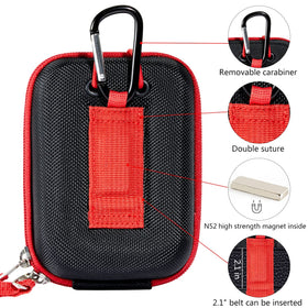 JAWEGOLF rangefinder case with carabiner and belt loop for easy access during play