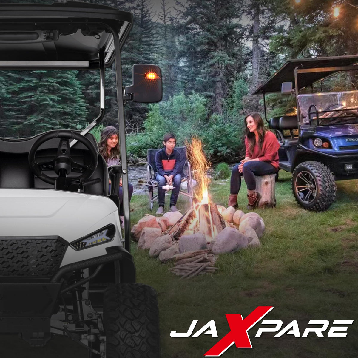 Jaxpare adjustable mirror angle supports personalized viewing and safer maneuvers
