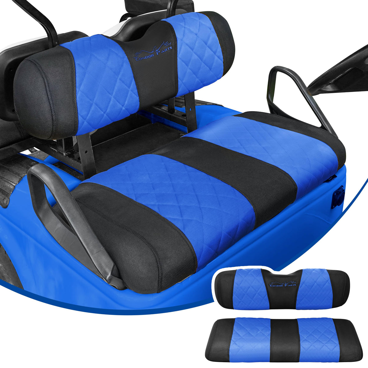 Jaxpare breathable sandwich mesh keeps seats cooler for comfort.