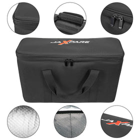 Jaxpare detachable bottom reinforcement for stable full loads.