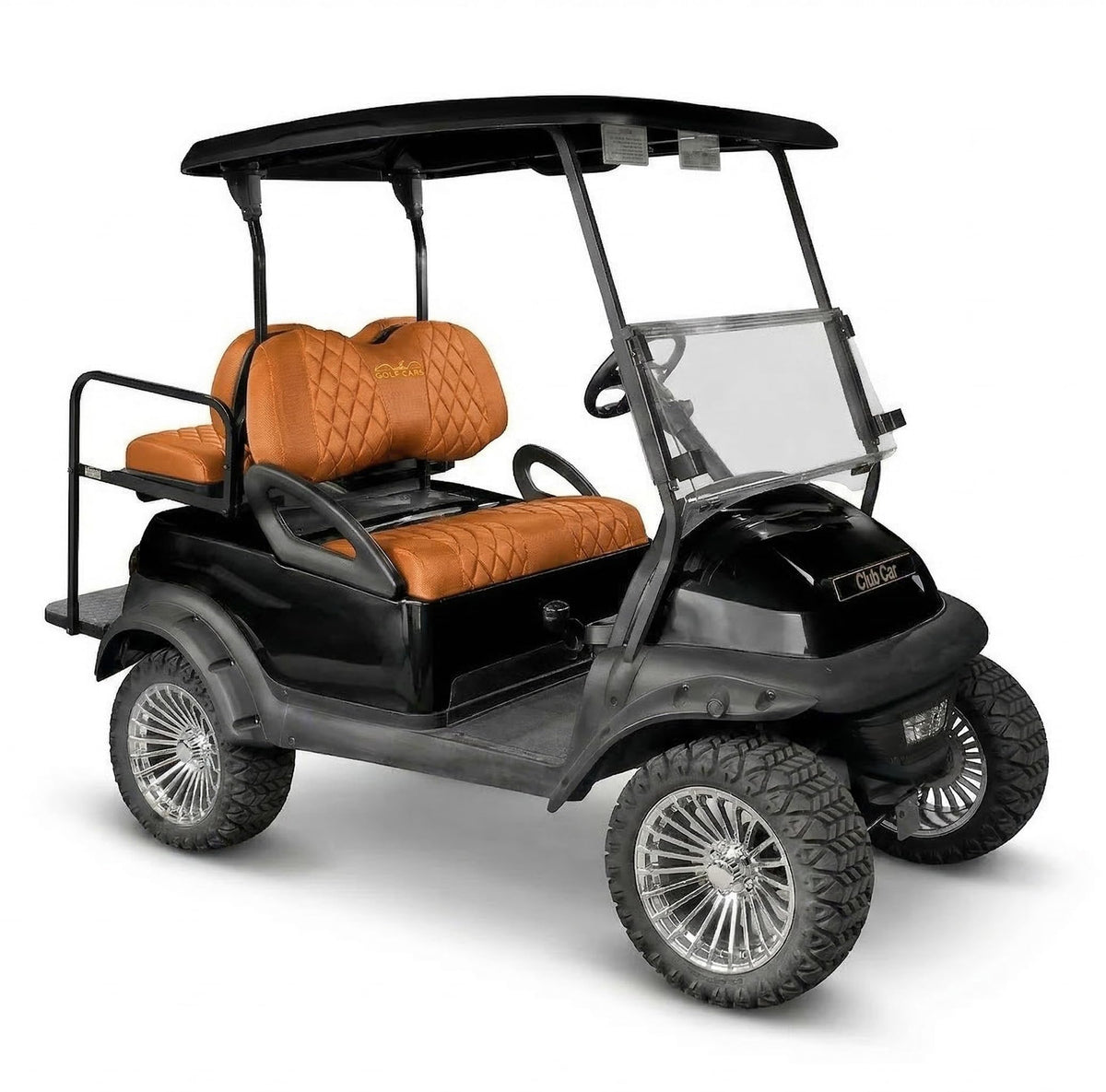 Jaxpare diamond-design seat cover upgrade adds premium look to worn upholstery.