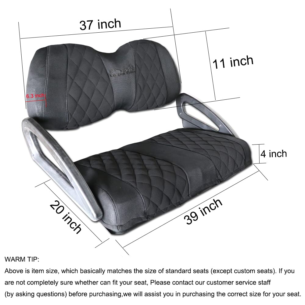 Jaxpare Diamond Seat Cover easy-installation demonstrates glove-like fit.