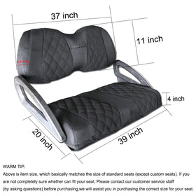Jaxpare Diamond Seat Cover easy-installation demonstrates glove-like fit.