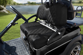 Jaxpare Diamond Seat Cover acts as a protective layer for worn seats.