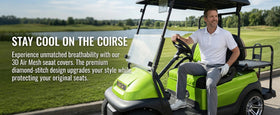 Jaxpare washable seat cover resists stains and dries quickly.