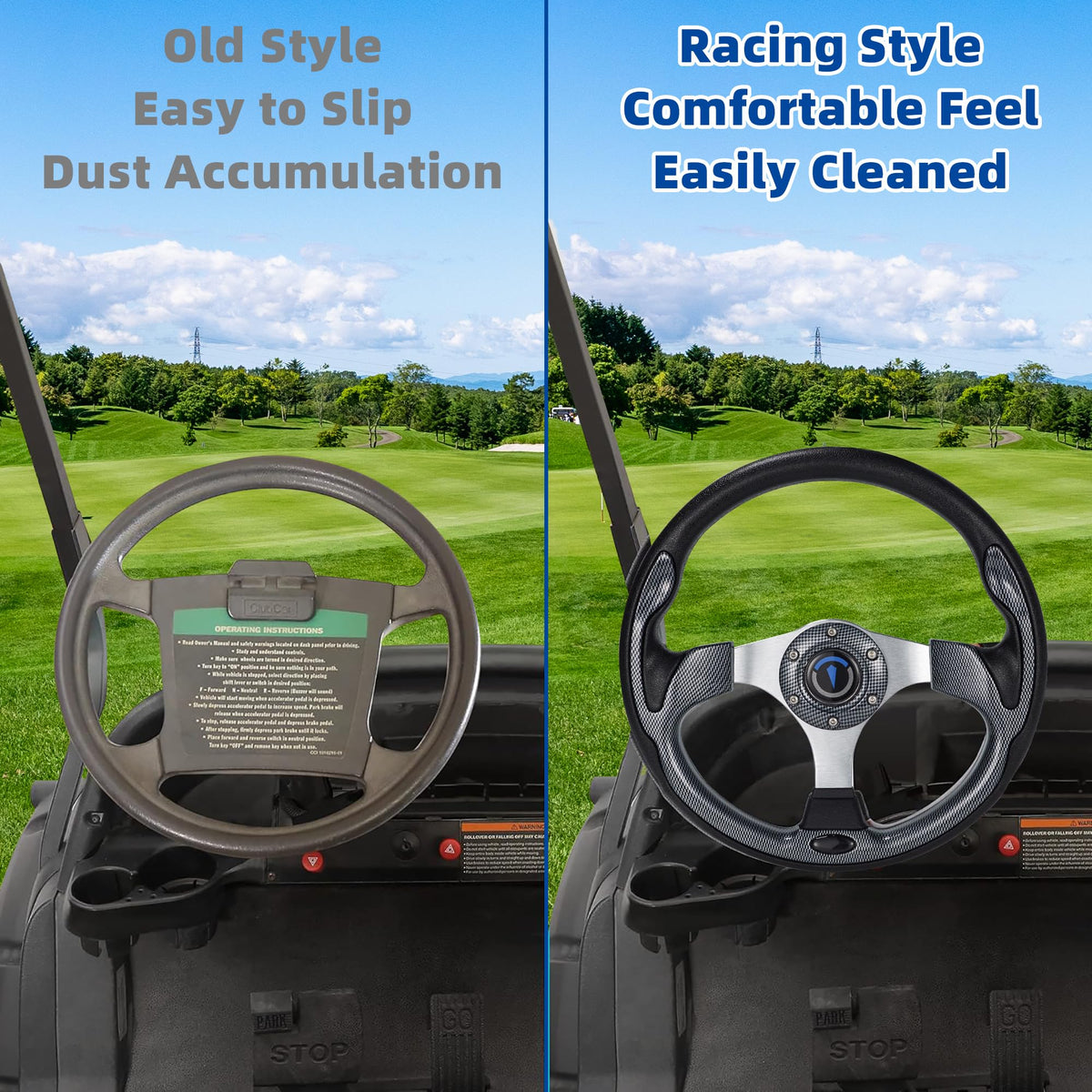Jaxpare easy-install steering wheel requires no extra tools.