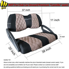 Jaxpare breathable polyester mesh keeps front seats cooler and more comfortable