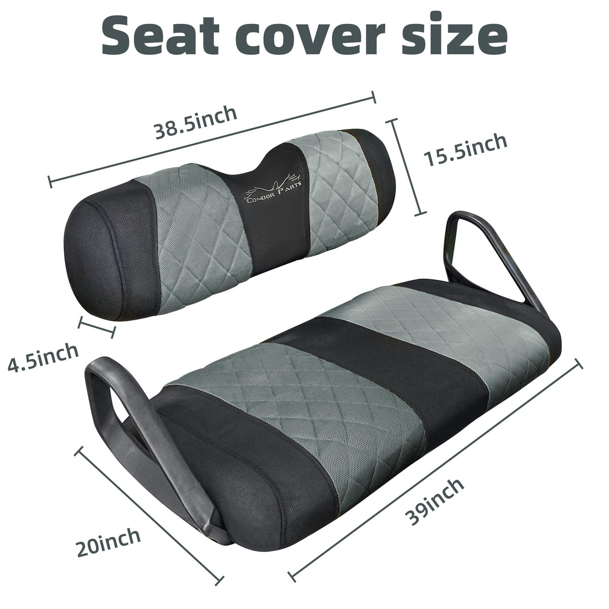 Washable Jaxpare seat cover cleans easily and dries fast