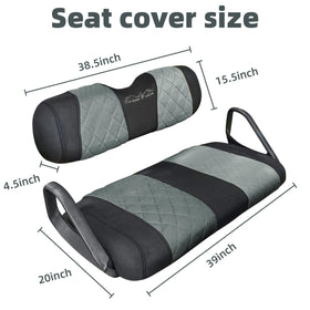 Washable Jaxpare seat cover cleans easily and dries fast