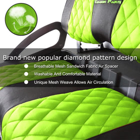 Jaxpare diamond design refreshes OEM seats with a modern touch.