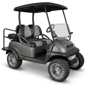 Jaxpare diamond seat cover on Club Car Precedent front seat