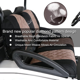 Jaxpare diamond seat cover installation for a DIY upgrade without seat removal