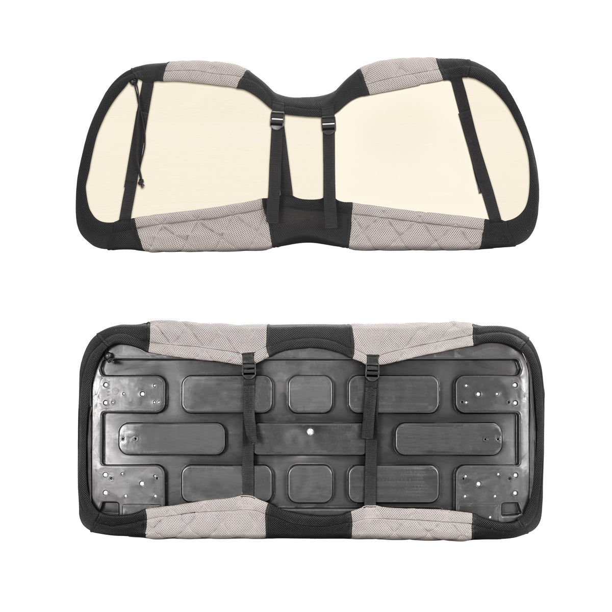 Jaxpare rear seat cover black protects upholstery and simplifies maintenance.