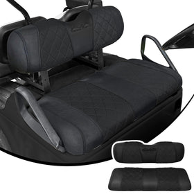 Jaxpare EZGO RXV seat cover refreshes interior with premium style.